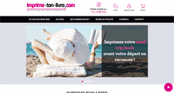 Desktop Screenshot of imprime-ton-livre.com